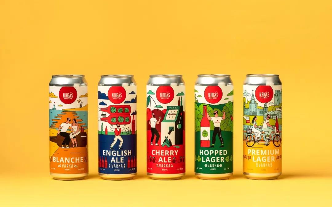 插畫(huà)風(fēng)啤酒產(chǎn)品包裝設(shè)計(jì)(啤酒) 插畫(huà)風(fēng)啤酒產(chǎn)品包裝設(shè)計(jì)(啤酒)